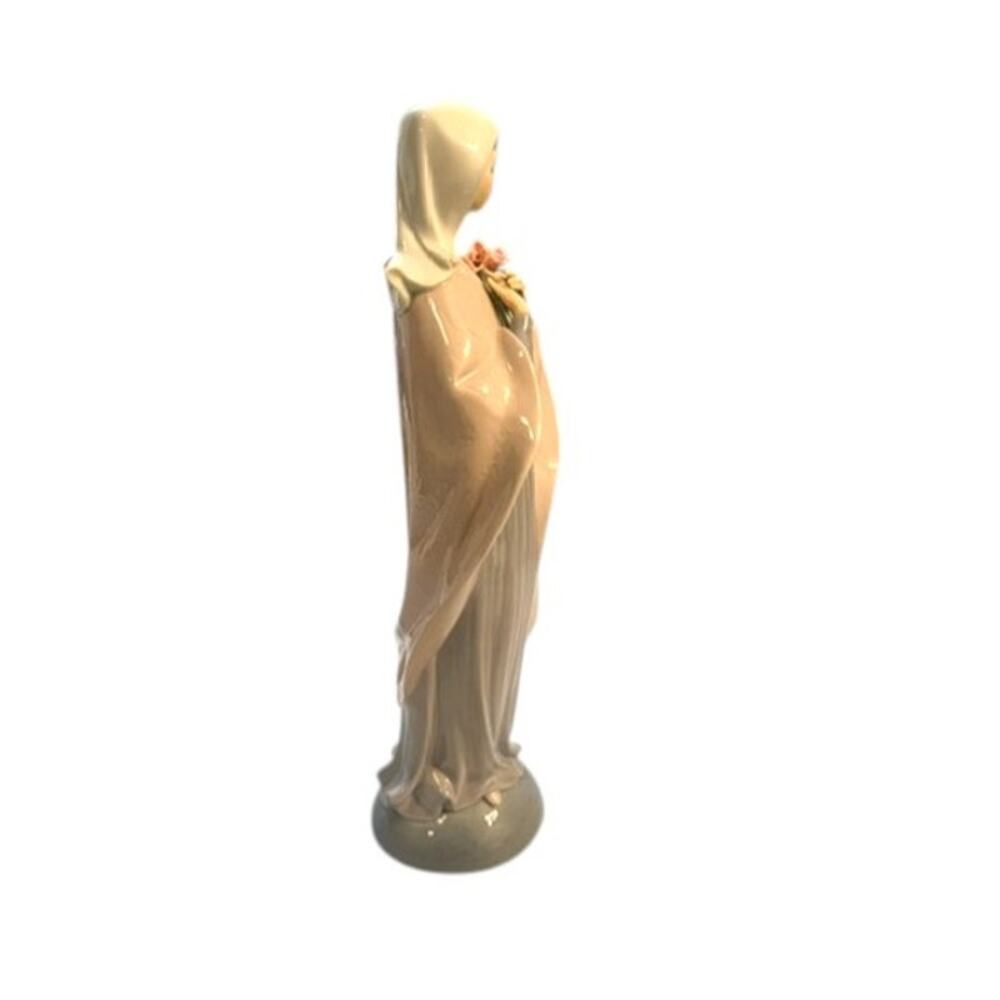 Retired Lladro 5171 Our Lady With Flowers Figurine Vicente Martinez 12.5" VTG - Picture 4 of 8